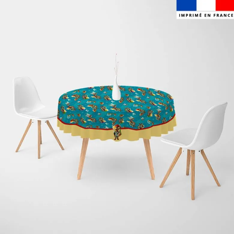 Coupon pour nappe motif lion pirate - Création Stillistic