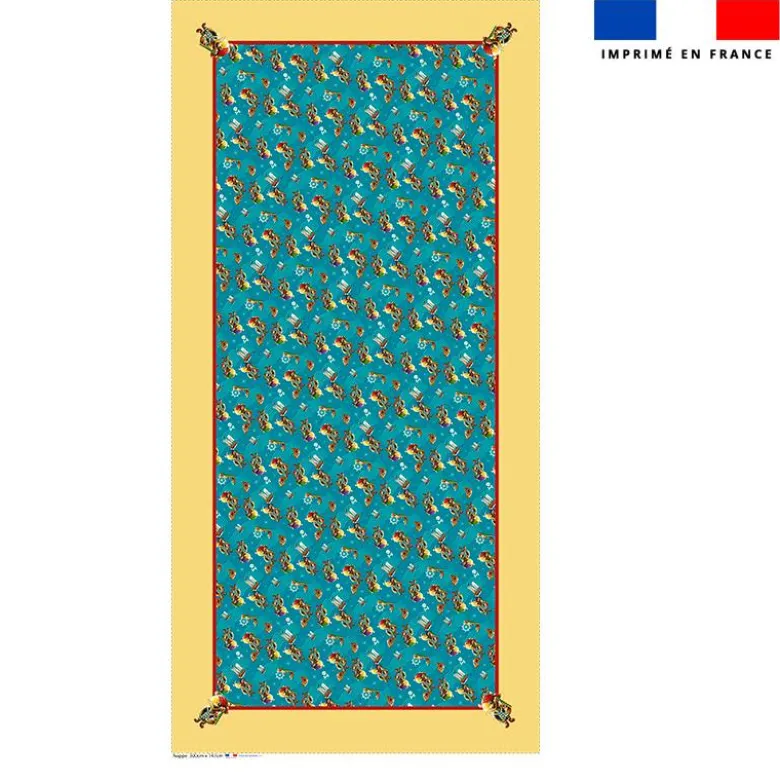 Coupon pour nappe motif lion pirate - Création Stillistic