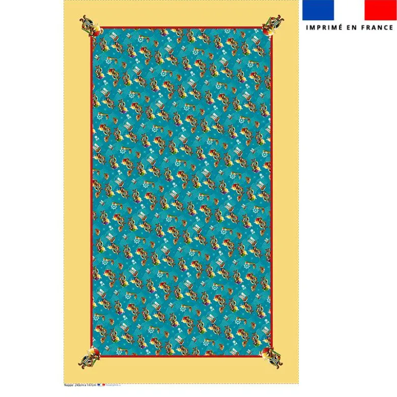 Coupon pour nappe motif lion pirate - Création Stillistic