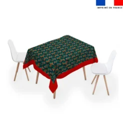Coupon pour nappe motif Teckels de Noël - Création Stillistic