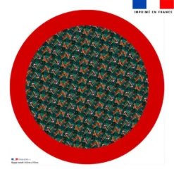 Coupon pour nappe motif Teckels de Noël - Création Stillistic