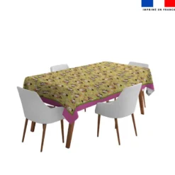 Coupon pour nappe rectangle motif mini mouton et oeufs de Pâques - Création Stillistic