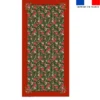 Coupon pour nappe rectangle motif animaux couronne et fleur de noel - Création Stillistic