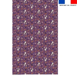 Coupon pour nappe rectangle motif fantômes violet - Création Stillistic