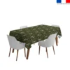Coupon pour nappe rectangle motif fantômes vert - Création Stillistic
