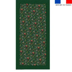 Coupon pour nappe rectangle motif souris de noel vert - Création Stillistic