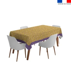 Coupon pour nappe rectangle motif mini poule et oeufs de Pâques jaune - Création Stillistic