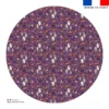 Coupon pour nappe ronde motif fantômes violet - Création Stillistic