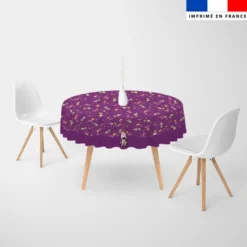 Coupon pour nappe ronde motif licorne - Création Stillistic