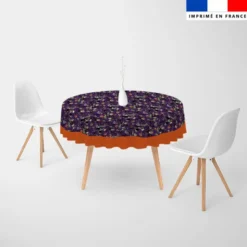 Coupon pour nappe ronde motif Bal masqué Halloween - Création Stillistic