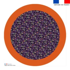 Coupon pour nappe ronde motif Bal masqué Halloween - Création Stillistic