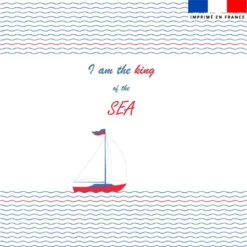 Coupon pour serviette de plage motif bateau