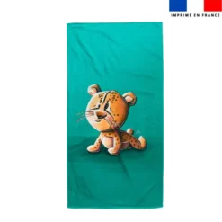 Coupon pour serviette de plage motif bébé guépard - Création Stillistic
