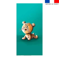 Coupon pour serviette de plage motif bébé guépard - Création Stillistic