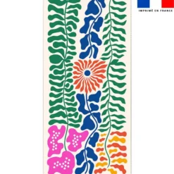 Coupon pour serviette de plage motif fleur grimpante