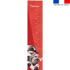 Coupon pour toise personnalisé - Bébé raton - Création Stillistic