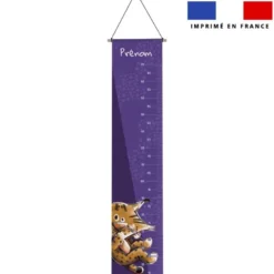 Coupon pour toise personnalisé - Bébé lynx - Création Stillistic