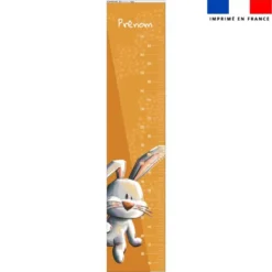 Coupon pour toise personnalisé - Bébé lapin - Création Stillistic