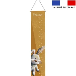 Coupon pour toise personnalisé - Bébé lapin - Création Stillistic
