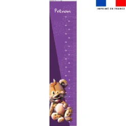 Coupon pour toise personnalisé - Bébé hyène - Création Stillistic