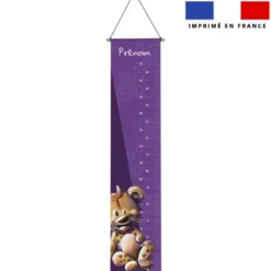 Coupon pour toise personnalisé - Bébé hyène - Création Stillistic