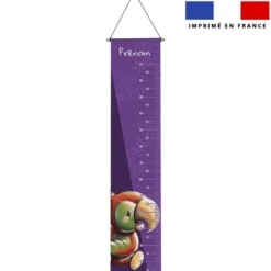 Coupon pour toise personnalisé - Bébé perroquet - Création Stillistic