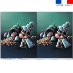Coupon pour tote-bag motif chat bonbons - Création Stillistic