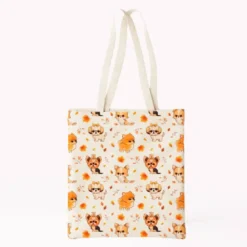 Coupon pour tote-bag motif chiens d'automne - Création Jolifox