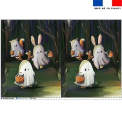 Coupon pour tote-bag motif fantômes dans les bois - Création Stillistic