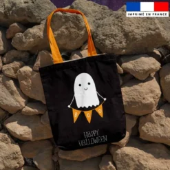 Coupon pour tote-bag motif fantôme