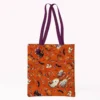 Coupon pour tote-bag motif fantômes orange - Création Stillistic