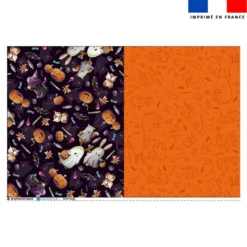 Coupon pour tote-bag motif fantômes noir - Création Stillistic