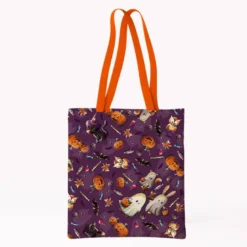 Coupon pour tote-bag motif fantômes violet - Création Stillistic