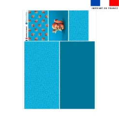 Coupon pour vide-poches motif bébé écureuil - Création Stillistic
