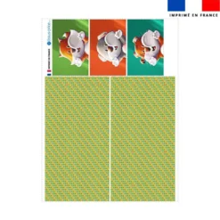Coupon pour vide-poches motif animaux Lou-Sticks - Création Stillistic
