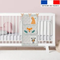 Coupon pour vide-poches motif animaux de la forêt