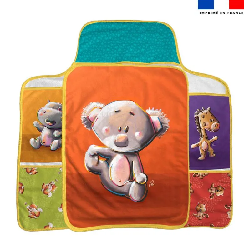 Coupon tapis à langer animaux du monde - Création Stillistic