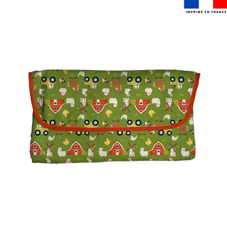 Coupon tapis à langer animaux de la ferme