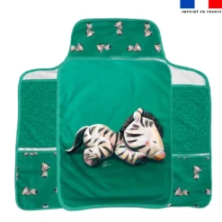 Coupon tapis à langer bébé zèbre - Création Stillistic