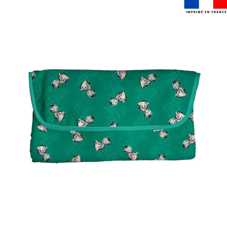 Coupon tapis à langer bébé zèbre - Création Stillistic