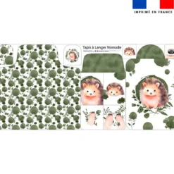 Coupon tapis à langer choupisson aquarelle