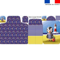 Coupon tapis à langer macareux - Création Stillistic