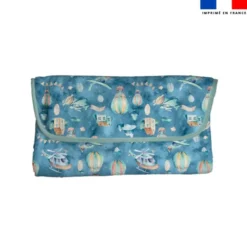 Coupon tapis à langer montgolfière aquarelle