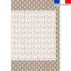 Coupon 135x200 cm de mousseline pour poncho de plage motif boho