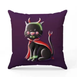 Coupon 45x45 cm imprimé Halloween Diablotin - Création Stillistic