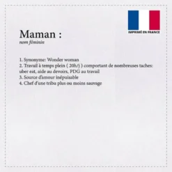 Coupon 45x45 cm motif définition maman