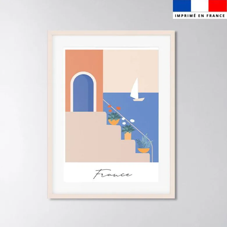 Coupon 50x70 cm motif France