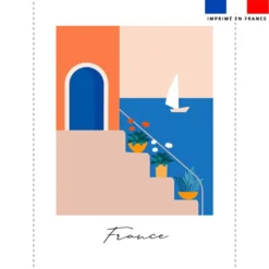 Coupon 50x70 cm motif France