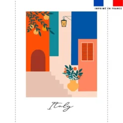 Coupon 50x70 cm motif Italie