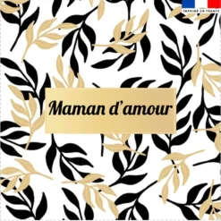 Coupon 45x45 cm motif maman d'amour